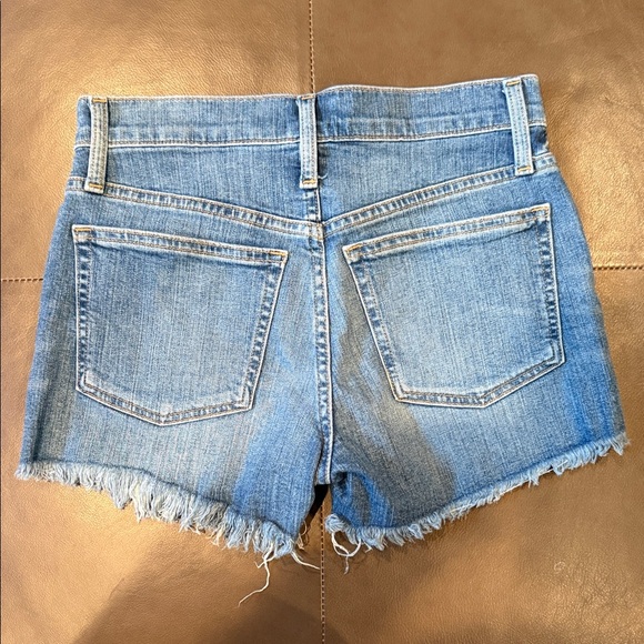 J. Crew Light Blue Jean Shorts with Frayed Hem - Picture 3 of 3